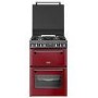 Stoves Richmond DX 60cm Dual Fuel Cooker - Garnet Red