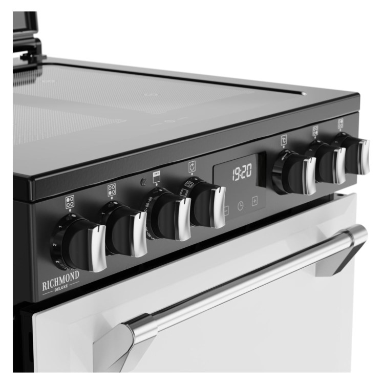 Stoves Richmond DX 60cm Electric Induction Cooker - Ice White
