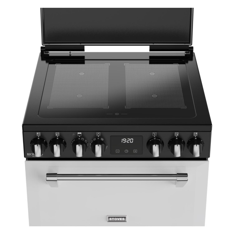 Stoves Richmond DX 60cm Electric Induction Cooker - Ice White