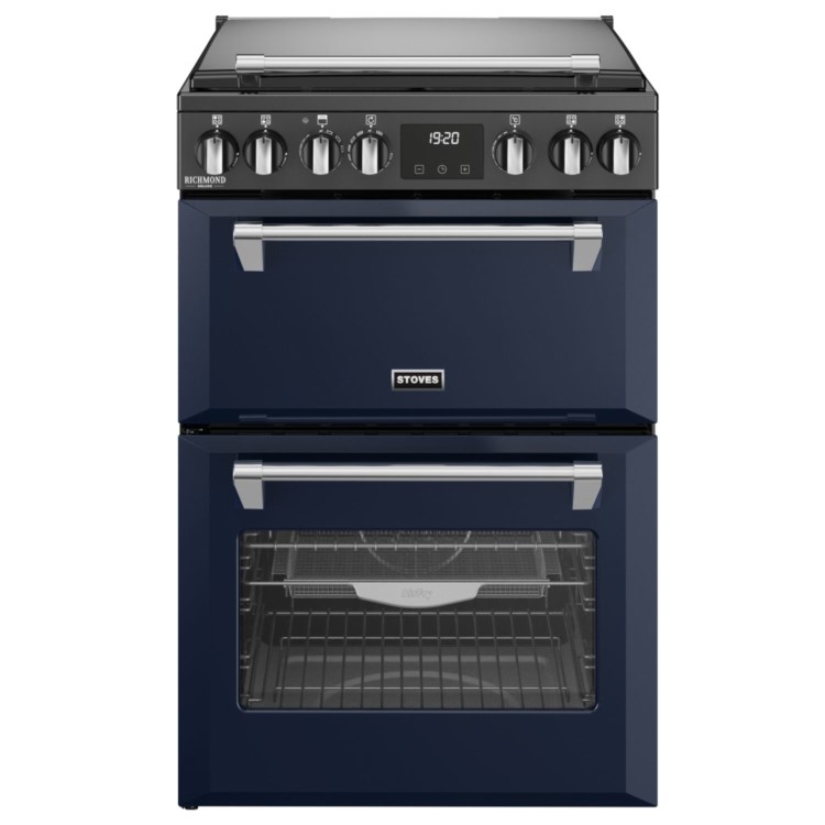 Stoves Richmond DX 60cm Dual Fuel Cooker - Midnight Blue