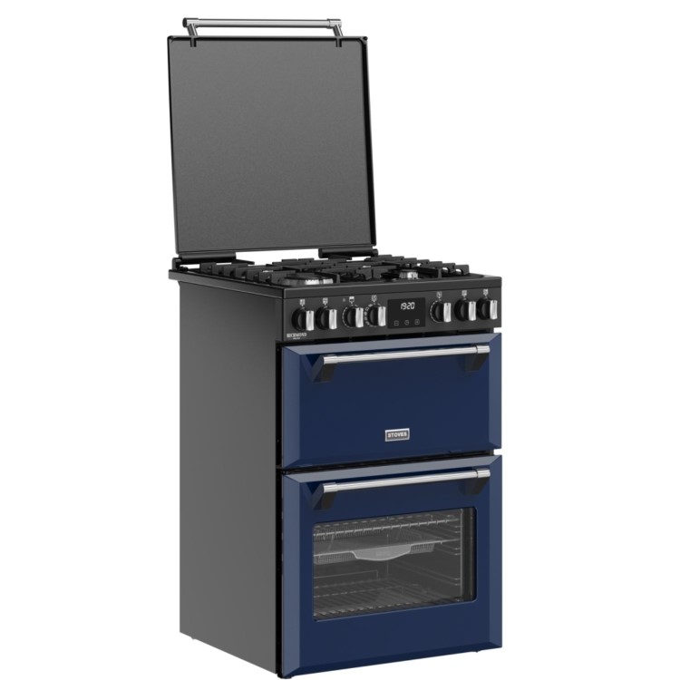 Stoves Richmond DX 60cm Dual Fuel Cooker - Midnight Blue