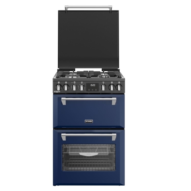 Stoves Richmond DX 60cm Dual Fuel Cooker - Midnight Blue