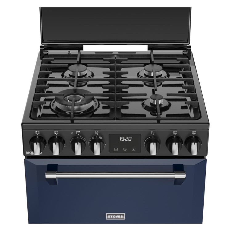 Stoves Richmond DX 60cm Dual Fuel Cooker - Midnight Blue