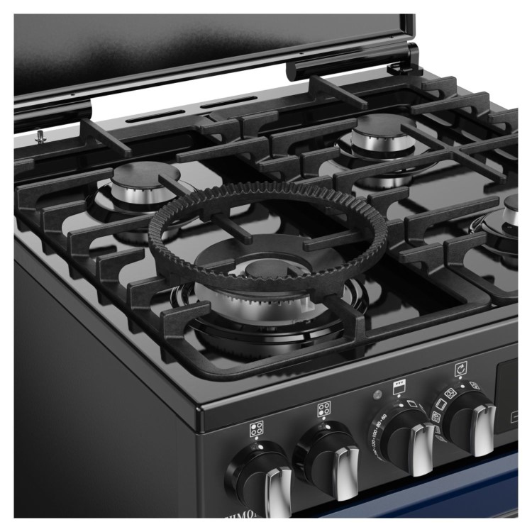 Stoves Richmond DX 60cm Dual Fuel Cooker - Midnight Blue