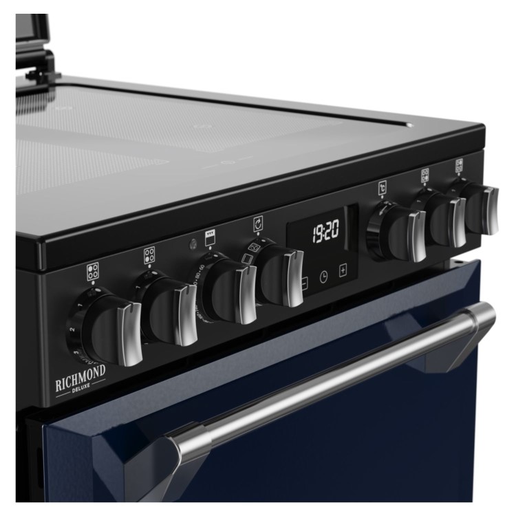 Stoves Richmond DX 60cm Electric Induction Cooker - Midnight Blue