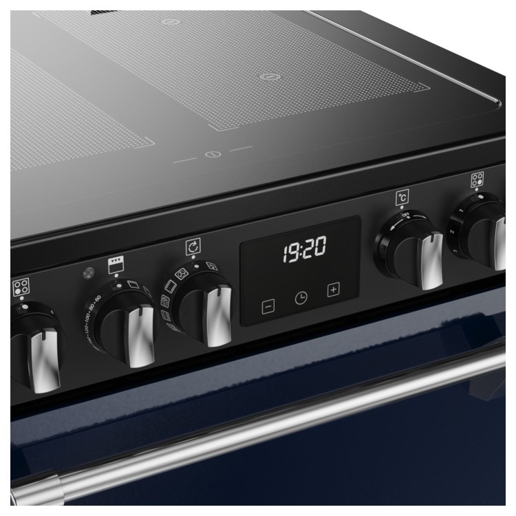 Stoves Richmond DX 60cm Electric Induction Cooker - Midnight Blue