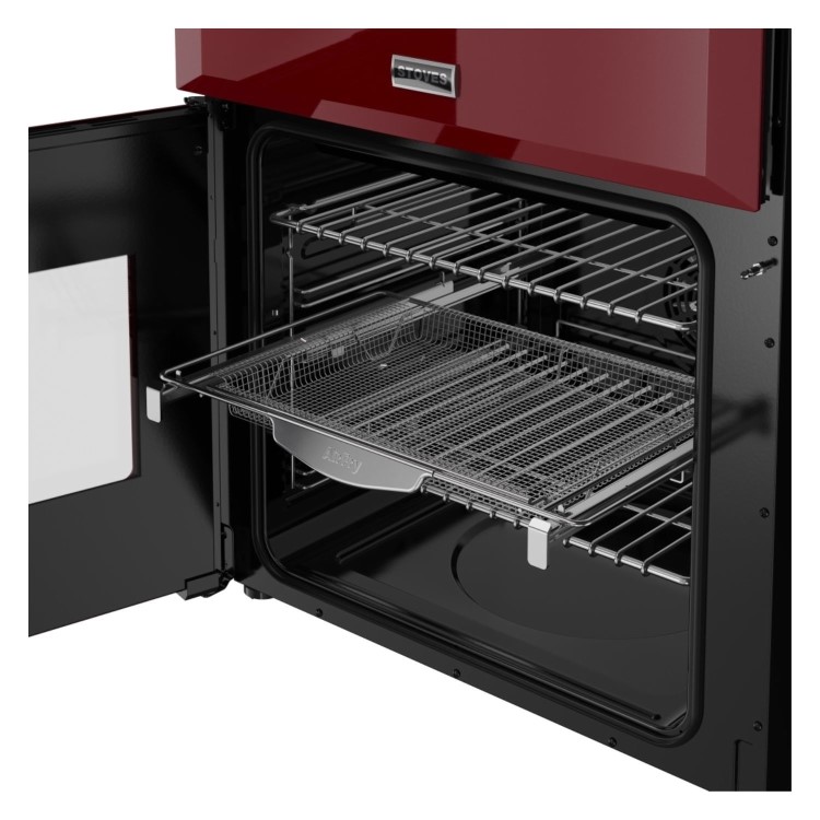 Stoves Richmond DX 60cm Dual Fuel Cooker - Garnet Red