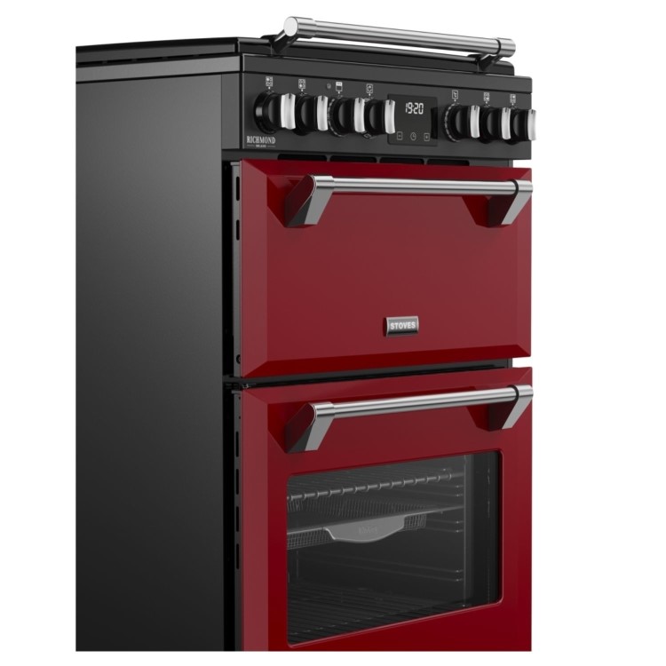Stoves Richmond DX 60cm Dual Fuel Cooker - Garnet Red