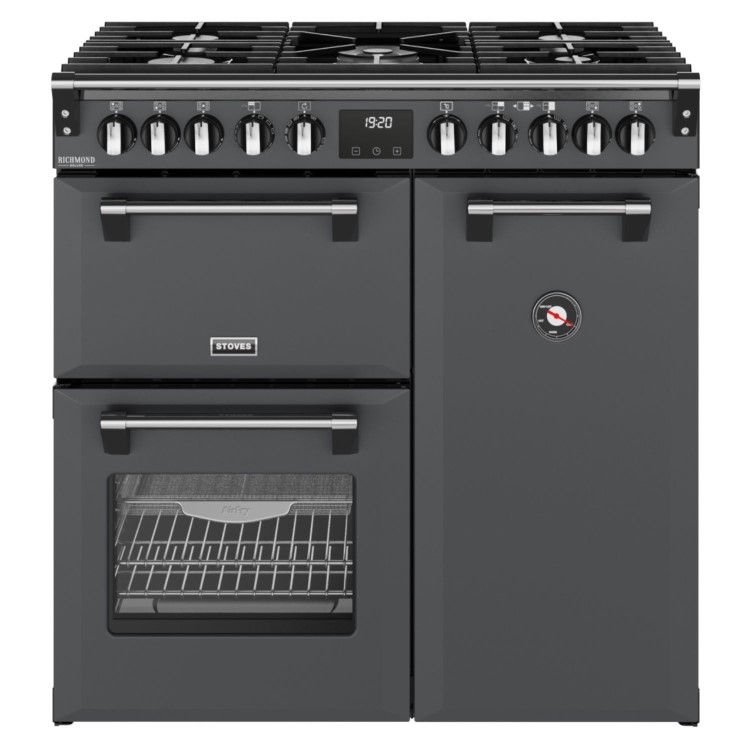 Stoves Richmond DX 90cm Dual Fuel Cooker - Anthracite Grey