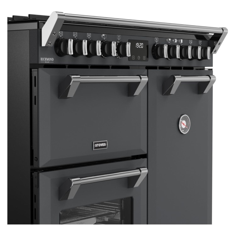 Stoves Richmond DX 90cm Dual Fuel Cooker - Anthracite Grey