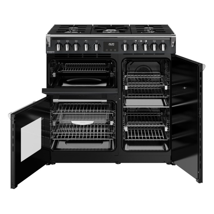 Stoves Richmond DX 90cm Dual Fuel Cooker - Anthracite Grey