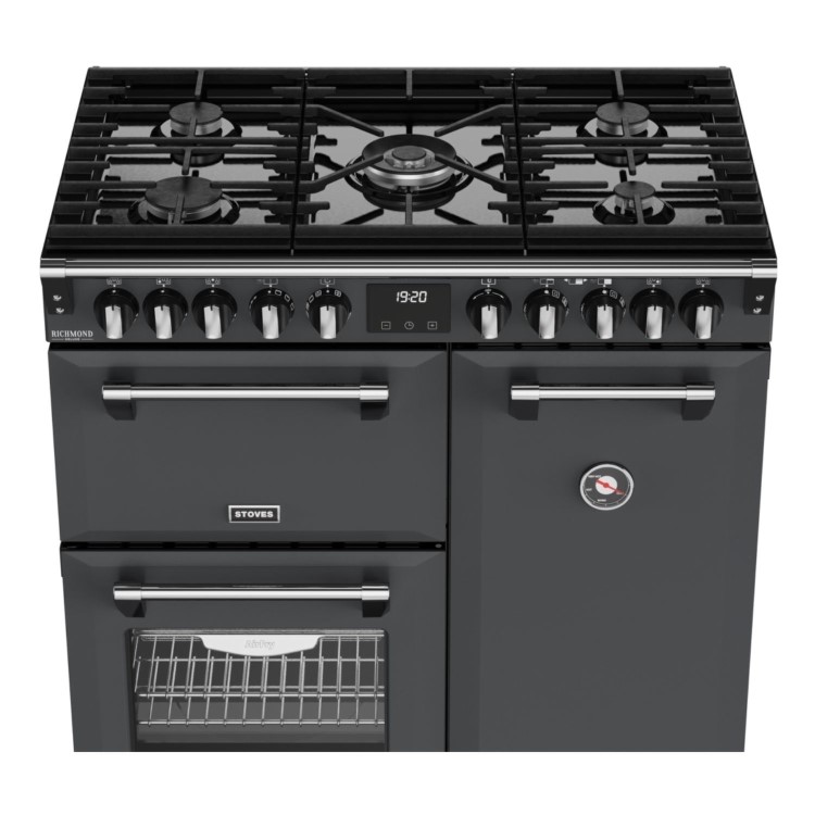 Stoves Richmond DX 90cm Dual Fuel Cooker - Anthracite Grey
