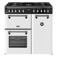 Stoves Richmond DX 90cm Dual Fuel Cooker - Ice White