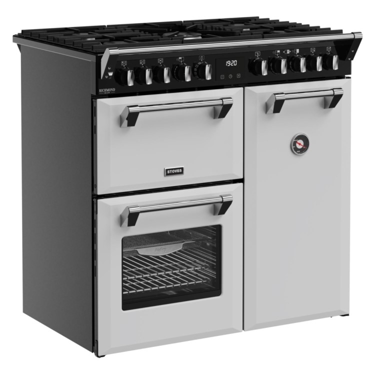 Stoves Richmond DX 90cm Dual Fuel Cooker - Ice White