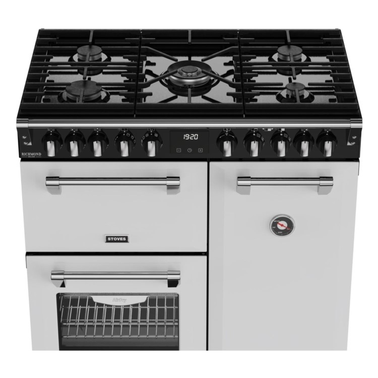 Stoves Richmond DX 90cm Dual Fuel Cooker - Ice White
