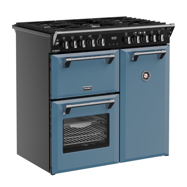 Stoves Richmond DX 90cm Dual Fuel Cooker - Twilight Blue