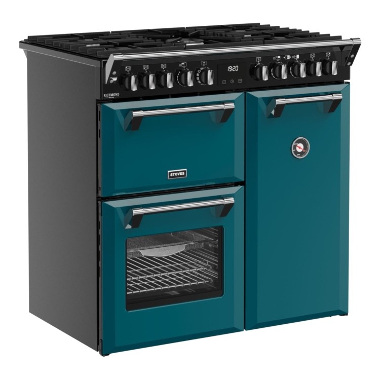 Stoves Richmond DX 90cm Dual Fuel Cooker - Deep Marine