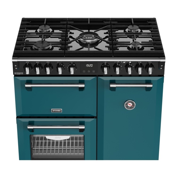 Stoves Richmond DX 90cm Dual Fuel Cooker - Deep Marine