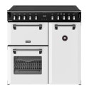 444412010 Stoves Richmond DX 90cm Electric Induction Range Cooker - White