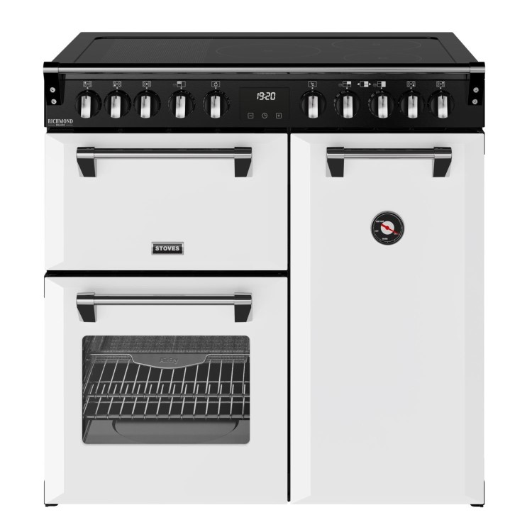 Stoves Richmond DX 90cm Electric Induction Range Cooker - White