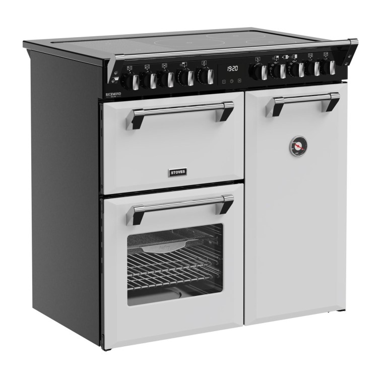 Stoves Richmond DX 90cm Electric Induction Range Cooker - White