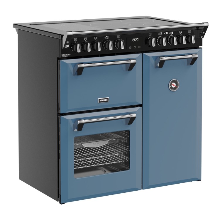 Stoves Richmond DX 90cm Electric Induction Range Cooker - Blue