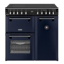 444412012 Stoves Richmond DX 90cm Electric Induction Range Cooker - Blue