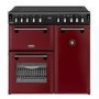 Stoves Richmond DX 90cm Electric Induction Range Cooker - Red