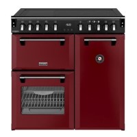 Stoves Richmond DX 90cm Electric Induction Range Cooker - Red