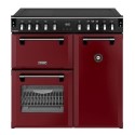 444412014 Stoves Richmond DX 90cm Electric Induction Range Cooker - Red