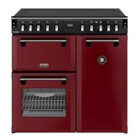 Stoves Richmond DX 90cm Electric Induction Range Cooker - Red