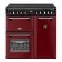 Stoves Richmond DX 90cm Electric Induction Range Cooker - Red
