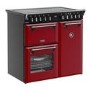Stoves Richmond DX 90cm Electric Induction Range Cooker - Red