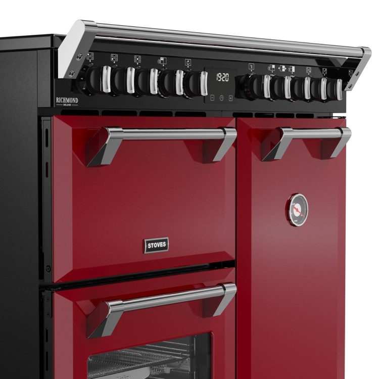 Stoves Richmond DX 90cm Electric Induction Range Cooker - Red