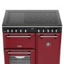 Stoves Richmond DX 90cm Electric Induction Range Cooker - Red
