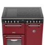 Stoves Richmond DX 90cm Electric Induction Range Cooker - Red
