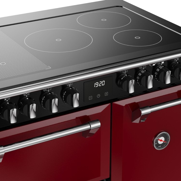 Stoves Richmond DX 90cm Electric Induction Range Cooker - Red