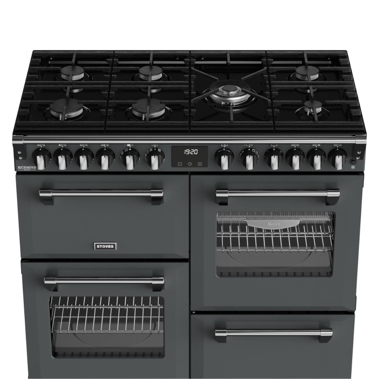 Stoves Richmond DX 100cm Dual Fuel Range Cooker - Grey
