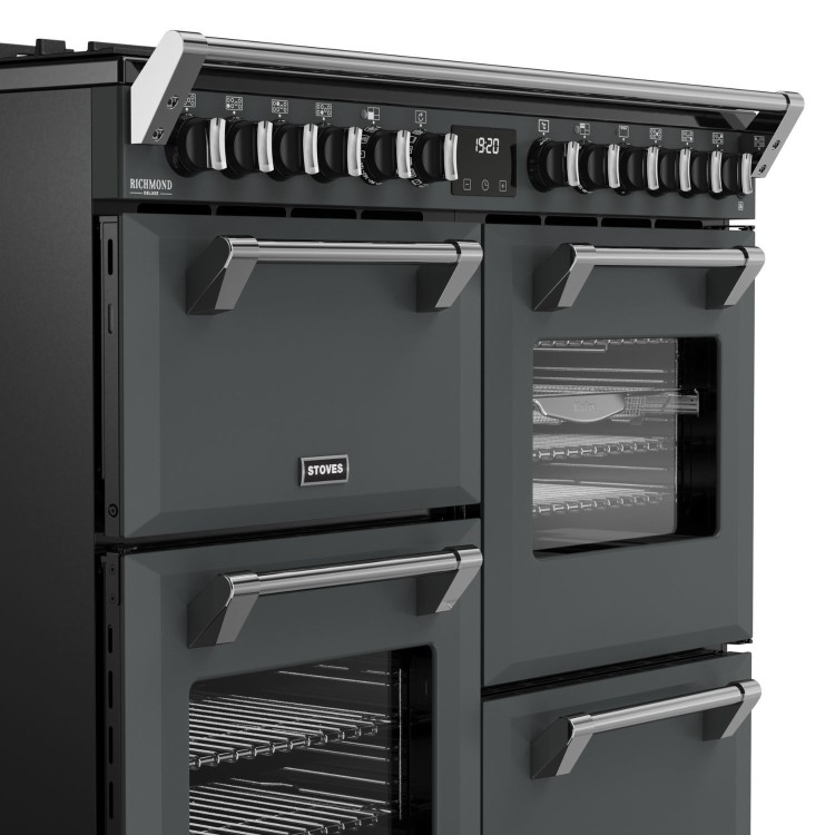 Stoves Richmond DX 100cm Dual Fuel Range Cooker - Grey