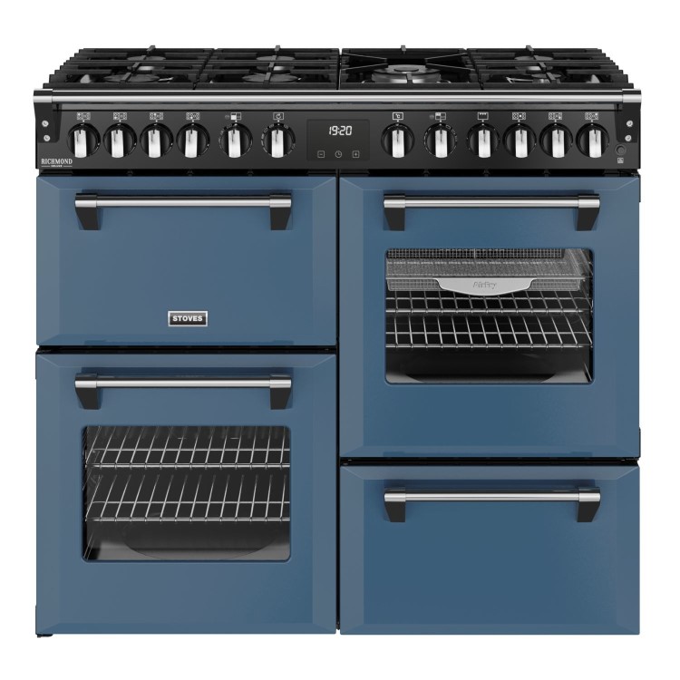 Stoves Richmond DX 100cm Dual Fuel Range Cooker - Blue