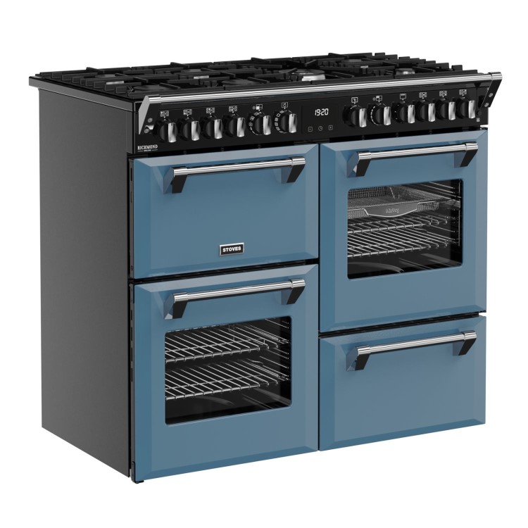 Stoves Richmond DX 100cm Dual Fuel Range Cooker - Blue