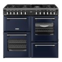 444412018 Stoves Richmond DX 100cm Dual Fuel Range Cooker - Blue