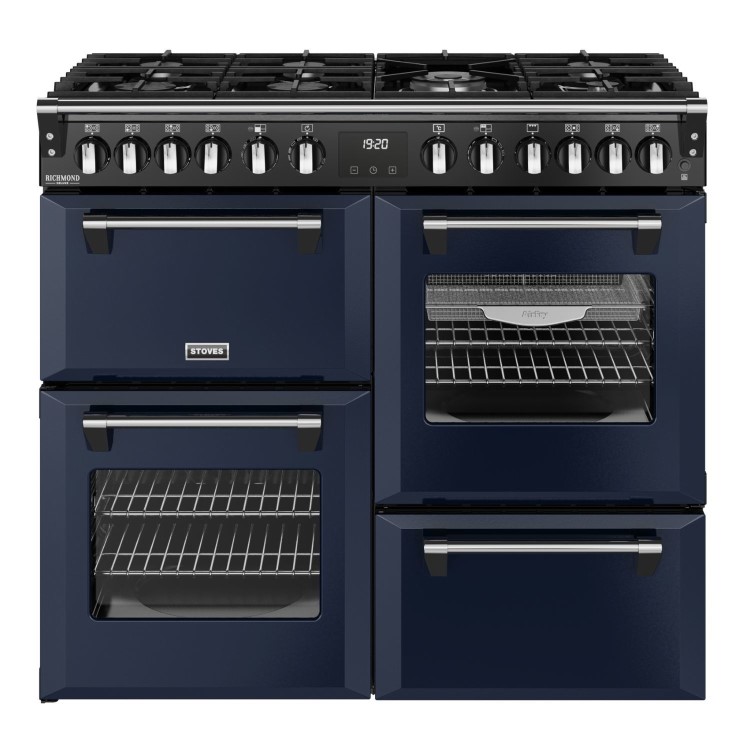 Stoves Richmond DX 100cm Dual Fuel Range Cooker - Blue
