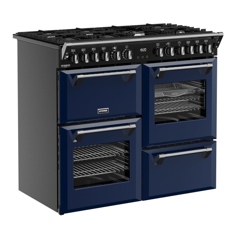 Stoves Richmond DX 100cm Dual Fuel Range Cooker - Blue