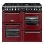 Stoves Richmond DX 100cm Dual Fuel Range Cooker - Red