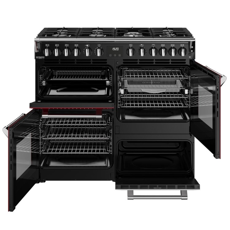 Stoves Richmond DX 100cm Dual Fuel Range Cooker - Red