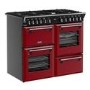 Stoves Richmond DX 100cm Dual Fuel Range Cooker - Red