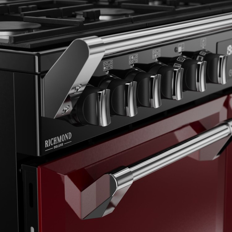 Stoves Richmond DX 100cm Dual Fuel Range Cooker - Red