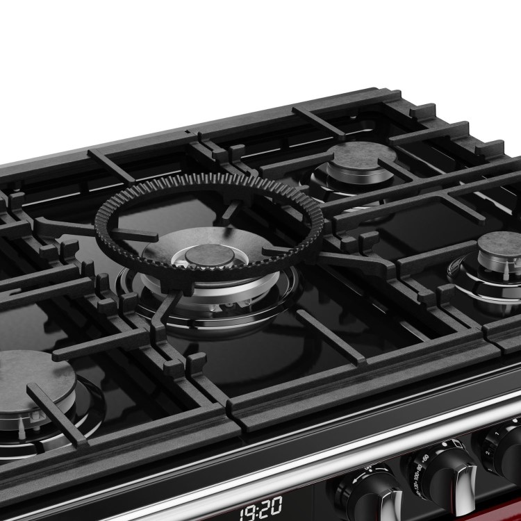 Stoves Richmond DX 100cm Dual Fuel Range Cooker - Red