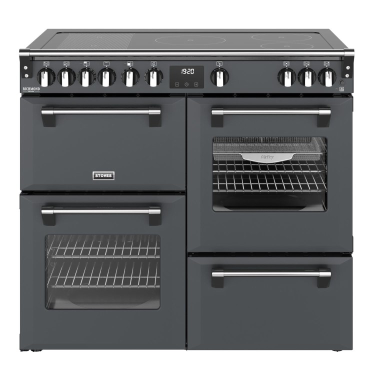 Stoves Richmond DX 100cm Electric Induction Range Cooker - Grey